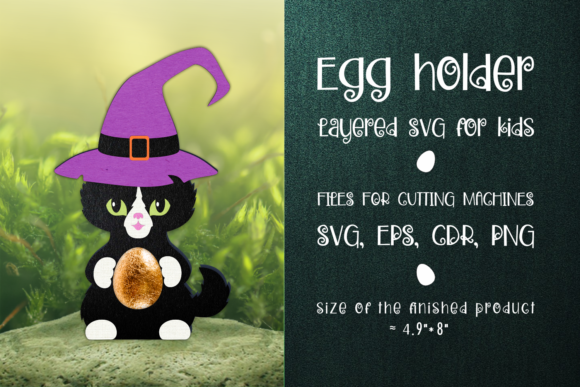 Black Cat - Halloween Egg Holder 3d Svg: A Practical Guide to Layered Digital Crafting