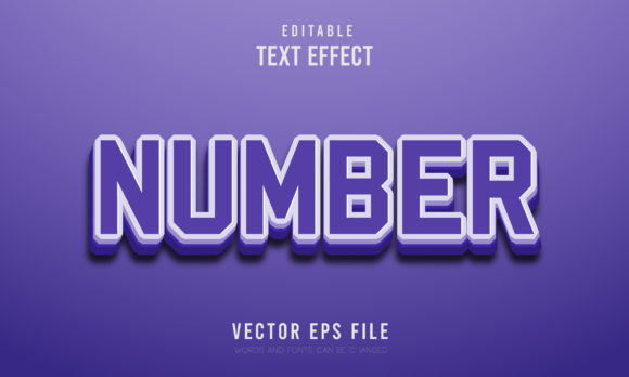 Editable Number 3d Font Effect: Transform Your Designs with Zero Skill Required