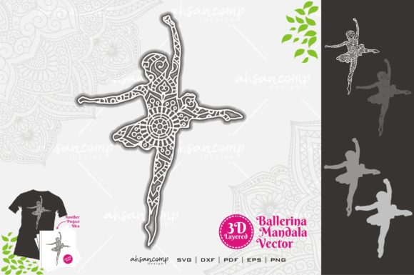 The Art of Precision: How Ballerina Mandala SVG 3D Layered 4 Transforms Creative Production